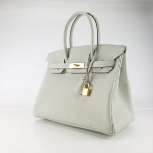 Hermès Birkin  30 Gris Neve 0W Togo B