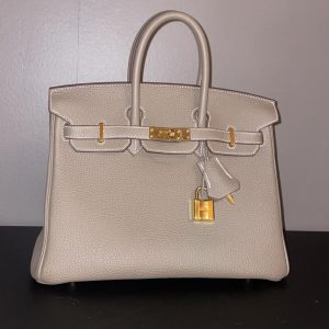Hermès Birkin  25 Etoupe  18 Togo 2021 Z