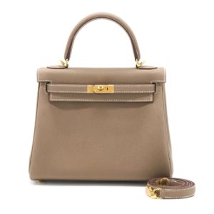 Hermès Kelly  28 Etoupe  18 Togo B