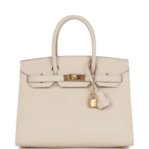 Hermès Birkin Sellier 30 Craie  10 Epsom U