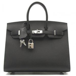 Hermès Birkin Sellier 25 Black 89 Epsom B
