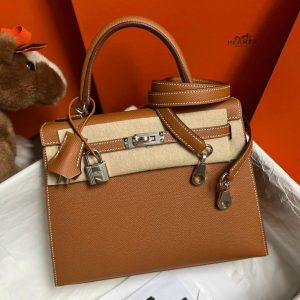 Hermès Kelly Sellier 25 Gold 37 Epsom 2023 B