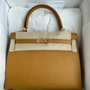 Hermès Kelly Sellier 25 Sesame 2S Epsom B