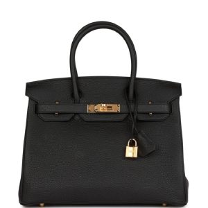 Hermès Birkin  30 Black 89 Togo B