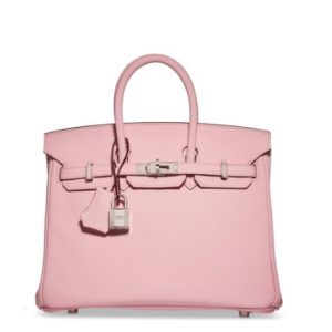 Hermès Birkin  25 Rose Sakura 3Q Swift 2023 B