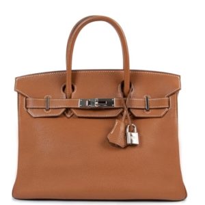 Hermès Birkin  25 Gold 37 Togo B
