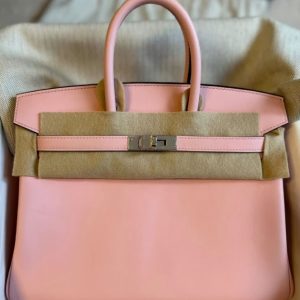 Hermès Birkin  25 Rose Sakura 3Q Swift B