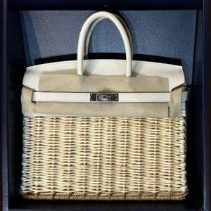 Hermès Birkin Picnic 25 Nata I2 Swift, Wicker 2023 B