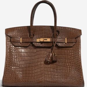 Hermès Birkin  35 Marron d'Inde 4I Alligator Matt 2015 T