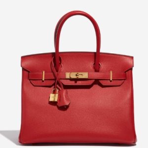 Hermès Birkin  30 Rouge Casaque Q5 Epsom 2018 C
