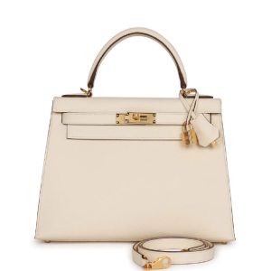 Hermès Kelly Sellier 28 Nata I2 Epsom U