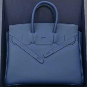 Hermès Birkin Shadow 25 Navy 7U Swift 2023 U