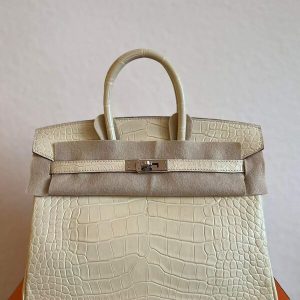 Hermès Birkin  25 Vanille Y1 Alligator Matt Z