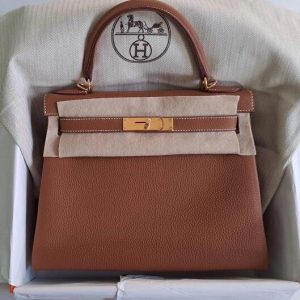 Hermès Kelly  28 Gold 37 Togo 2023 B