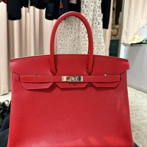 Hermès Birkin  35 Rouge Casaque Q5 Epsom T