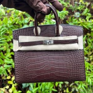 Hermès Birkin  20 Havane 41 Alligator Matt B