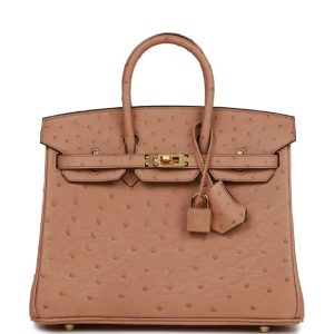 Hermès Birkin  25 Chai 0M Ostrich 2023 U