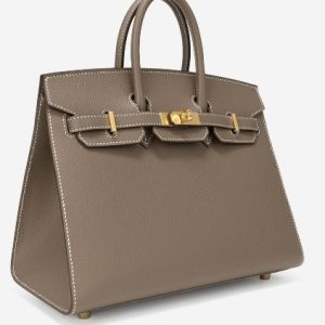 Hermès Birkin Sellier 25 Etoupe  18 Epsom B