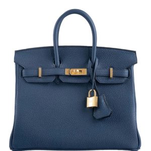 Hermès Birkin  25 Blue de Prusse  7P Togo B