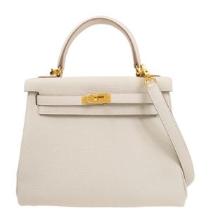 Hermès Kelly  25 Gris Pale M4 Togo 2023/2024