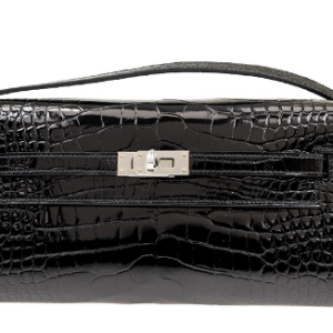 Hermès Kelly To Go N/A Black 89 Alligator Shiny 2023/2024