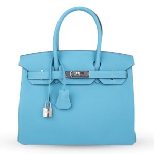 Hermès Birkin  25 Blue Du Nord P3 Togo W