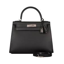 Hermès Kelly Sellier 28 Black 89 Epsom Y
