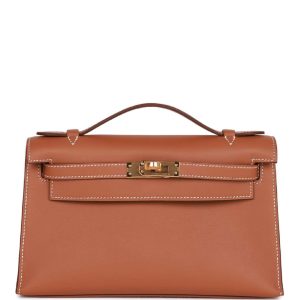Hermès Kelly Pochette Gold 37 Swift 2024 B