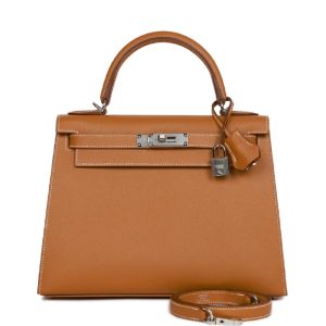 Hermès Kelly Sellier 28 Gold 37 Epsom W