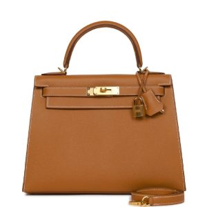 Hermès Kelly Sellier 28 Gold 37 Epsom 2024 W