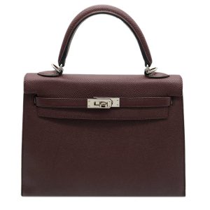 Hermès Kelly Sellier 25 Rouge Venitienne 5Q Epsom 2024