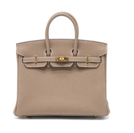 Hermès Birkin  25 Etoupe  18 Togo W