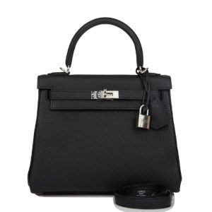 Hermès Kelly  25 Black 89 Togo 2024 W