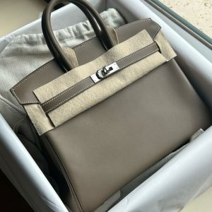 Hermès Birkin  25 Etoupe  18 Swift 2024 B