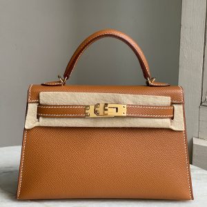 Hermès Kelly Sellier 20 Gold 37 Epsom 2024 W