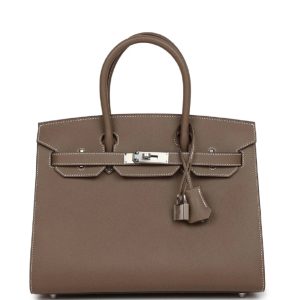 Hermès Birkin Sellier 30 Etoupe  18 Epsom W