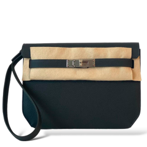 Hermès Kelly Depeche Black 89 Togo B