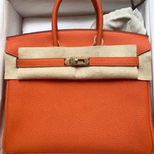 Hermès Birkin  25 Orange H 93 Togo B