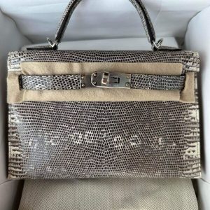Hermès Kelly  20 Ombre 1B Lizard 2023 B