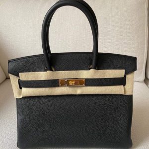 Hermès Birkin  30 Black 89 Togo 2024 B