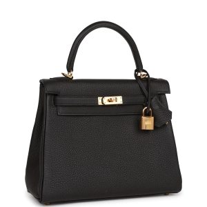 Hermès Kelly  25 Black 89 Togo 2024 B