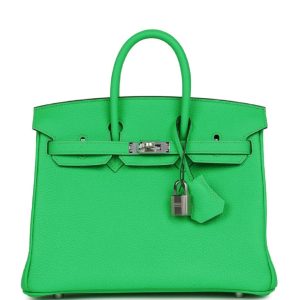 Hermès Birkin  25 Vert Comics 0Z Togo B