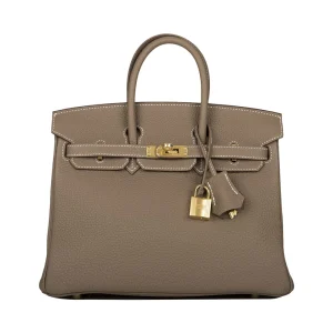 Hermès Birkin  25 Etoupe  18 Togo B