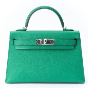 Hermès Kelly Sellier 20 Vert Jade O6 Epsom U