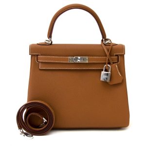 Hermès Kelly  25 Gold 37 Togo B