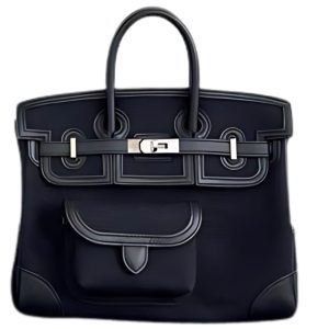 Hermès Birkin Cargo 25 Black 89 Swift, Toile 2024 W