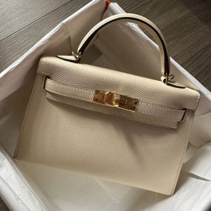 Hermès Kelly Sellier 20 Nata I2 Epsom Z