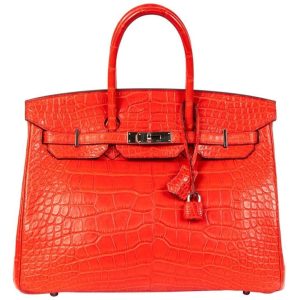 Hermès Birkin  25 Geranium D5 Alligator Matt Y