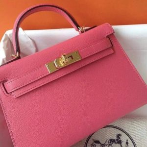 Hermès Kelly  20 Rose Lipstick U5 Chevre Myzore A