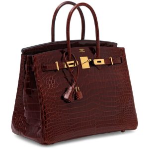 Hermès Birkin  30 Bourgogne  F5 Alligator Matt R